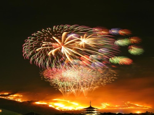 特別観覧席 若草山焼き＆春日大社特別参拝