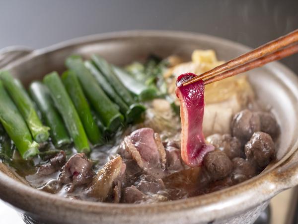天然真鴨の長浜名物「鴨鍋」