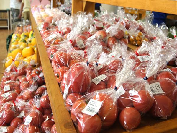 道の駅アグリパーク竜王で地元特産品のお買い物