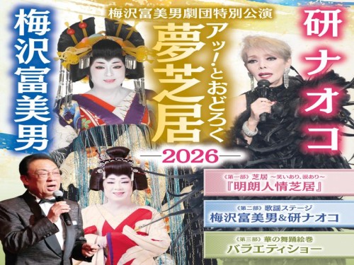 梅沢富美男&研ナオコ アッ!とおどろく夢芝居2026