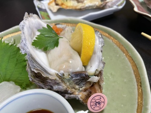 「民宿北川」岩牡蠣フルコース料理&海の博物館